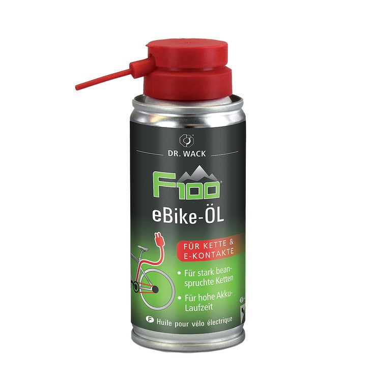 Olio per catene F100 E-Bike 100ml, bomboletta spray