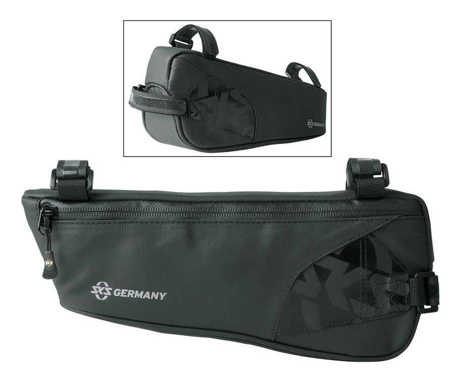Bolsa de cuadro SKS Explorer Edge negra, 280 x 60 x 120 mm, 1,0 l, 164 g