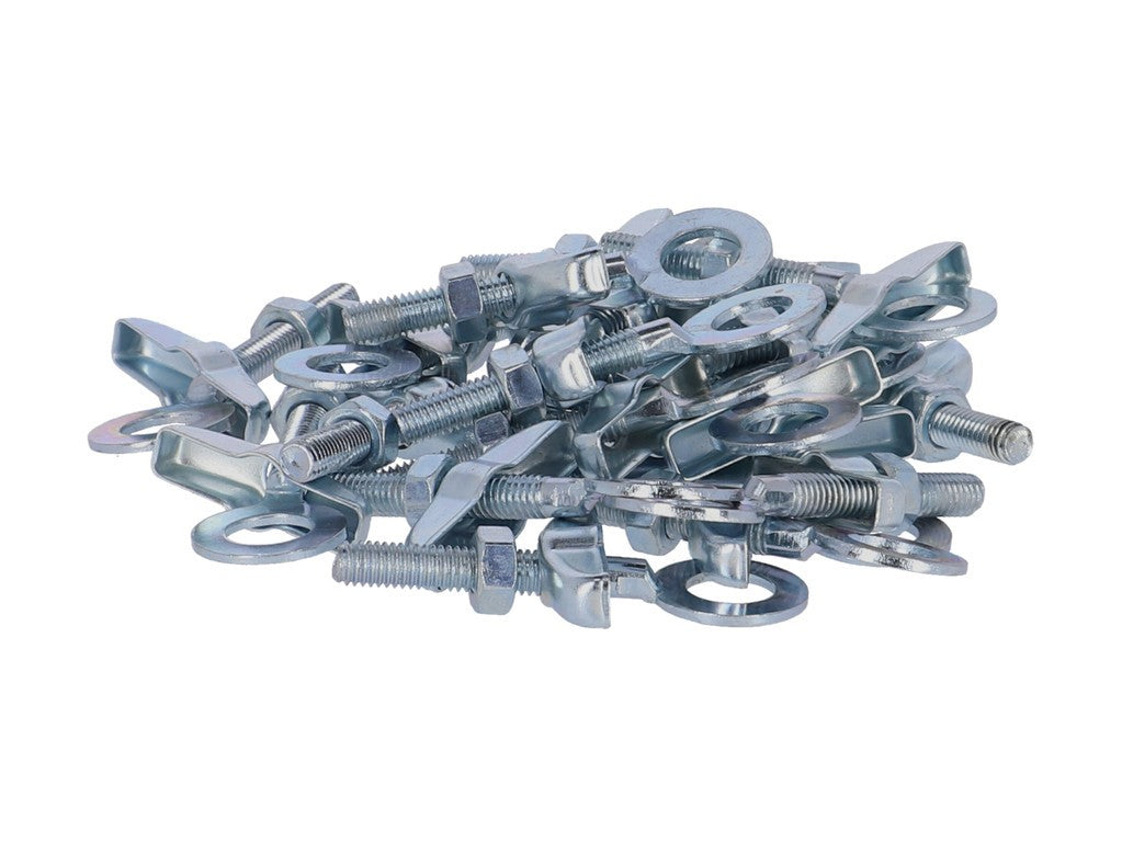 Cortador de cadena de bicicleta galvanizado, 10 pares por bolsa, M6