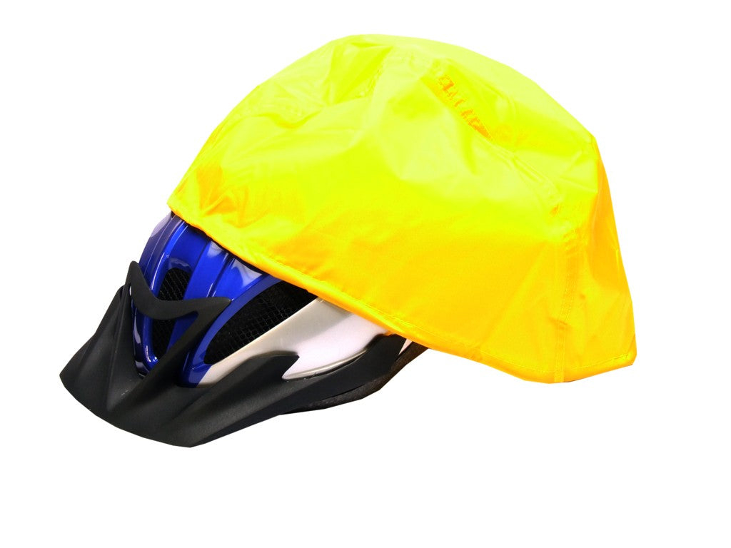 Hock Regenschutz für gelben Fahrradhelm