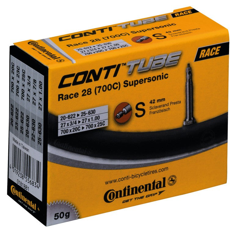 Cámara de aire Conti Race 28 Supersonic 28" 700x20/25C 20/25-622/630 VP 42mm