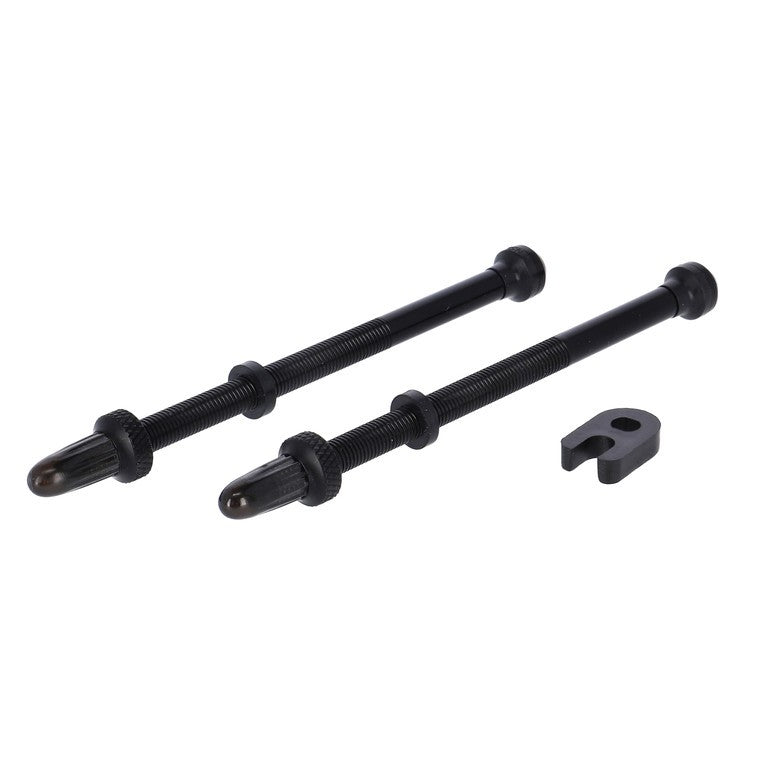Válvula Schwalbe VP Tubeless 100 mm, negra, aluminio, 2 piezas
