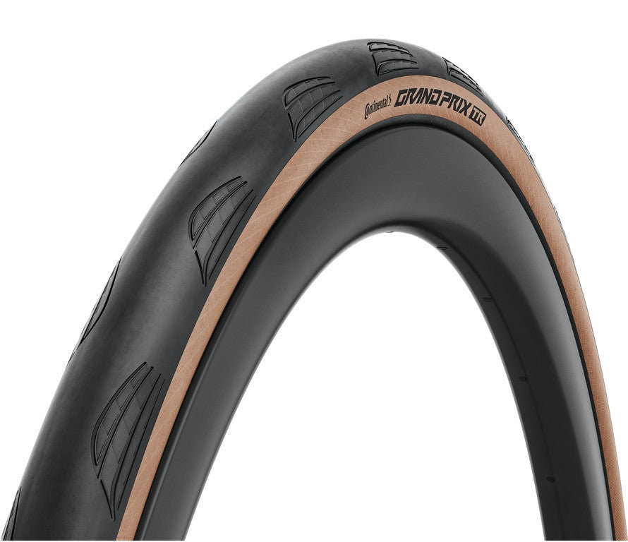 Geschlossen. Conti Grand Prix TR Klappobjektiv. 28 Zoll, 700x32C, 30-622, schwarz/transparent, TLR.