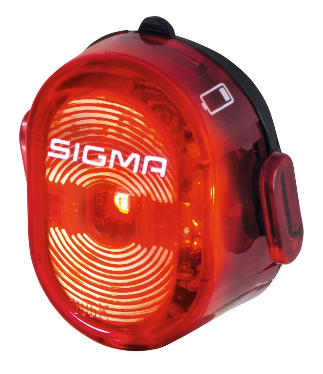 Rücklicht, batteriebetrieben, LED Sigma Nugget II, schwarz