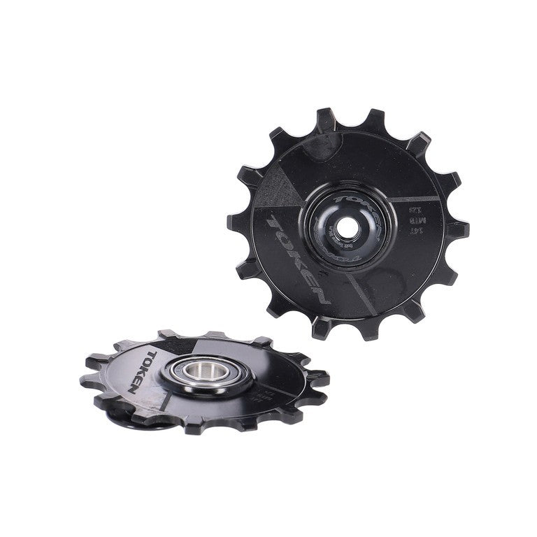 Set pul. der. post. TOKEN MTB Skinny Fat nero,p. Sram & Shim. 12v. MTB 14/14d
