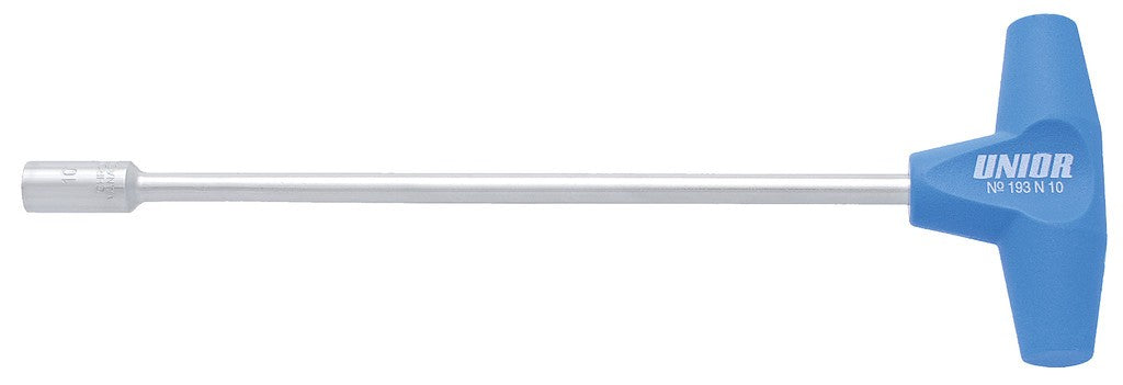 Chiave a bussola con imp. a T Unior per viti a brugola 10mm, 193N