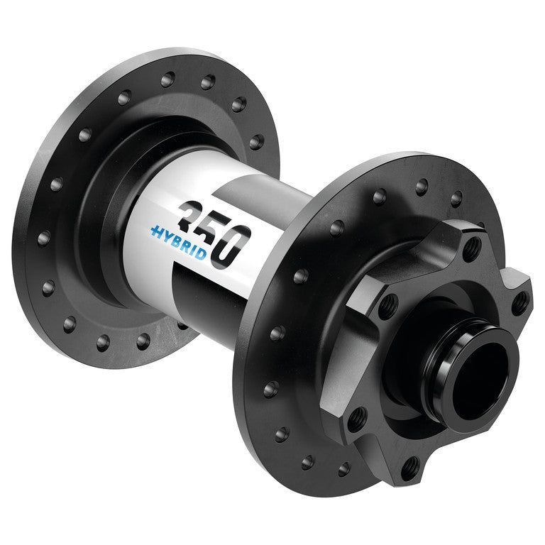 RA Nabe DT Swiss 350 Hybrid MTB DB 110/15mm TA Boost, 32 Löcher, IS 6-Loch