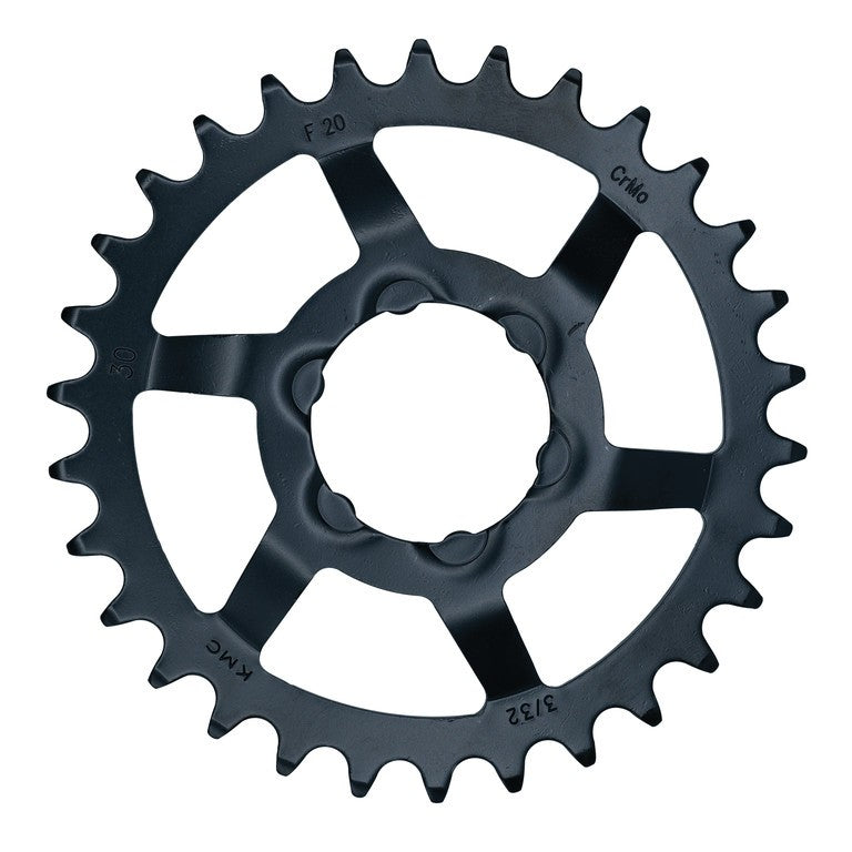 Pignone e-bike KMC per Shimano 1/2" x 3/32", 30 denti,nero, Nexus 5