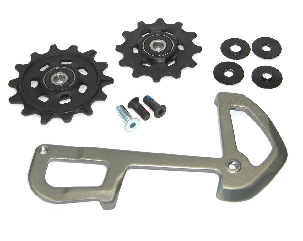 Kit pulegge X-Sync e gabbia int. SRAM per der.post. X01, 12vel, grigio