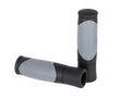 Puños Ergotec Diego de 125 mm, Ø 22 mm, negro/gris, kraton/gel