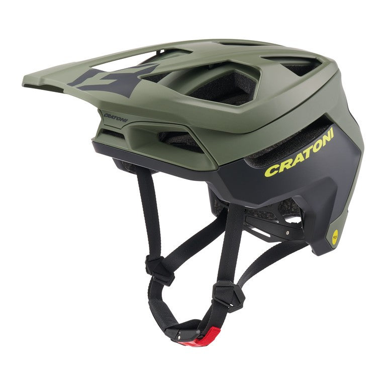 Cratoni MadFlex MIPS RECCO Fahrradhelm, Mattoliv, Größe S/M (54-58 cm)