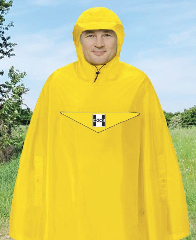 Poncho antipioggia Hock Rain Light giallo segn., t. L, fino a 165cm