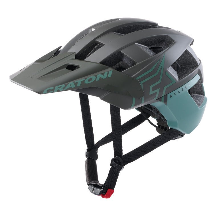 Casco bici Cratoni AllSet Pro (MTB) t. S/M (54-58cm) grigio piet./salvia op.