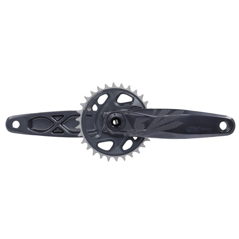 Garnish. Sram GX Eagle DUB 165mm s.za Cushion DUB, Lunar, 32d., X-SYNC2, DM, 12v.