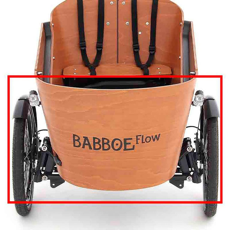 Pannello lato anteriore Babboe Flow, legno