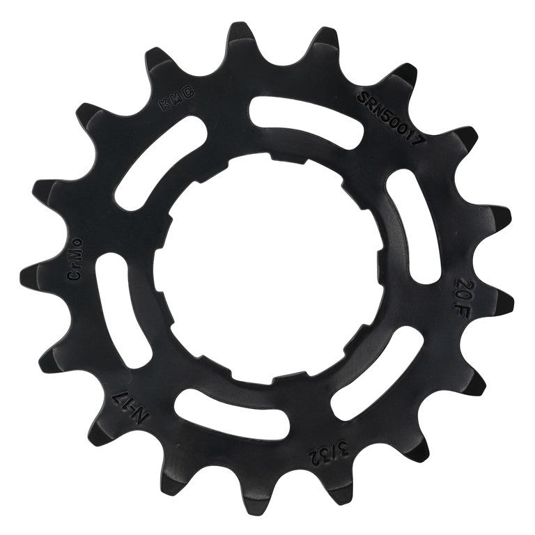 KMC E-Bike-Ritzel für Enviolo 1/2" x 3/32", 17 Zähne, Schwarz