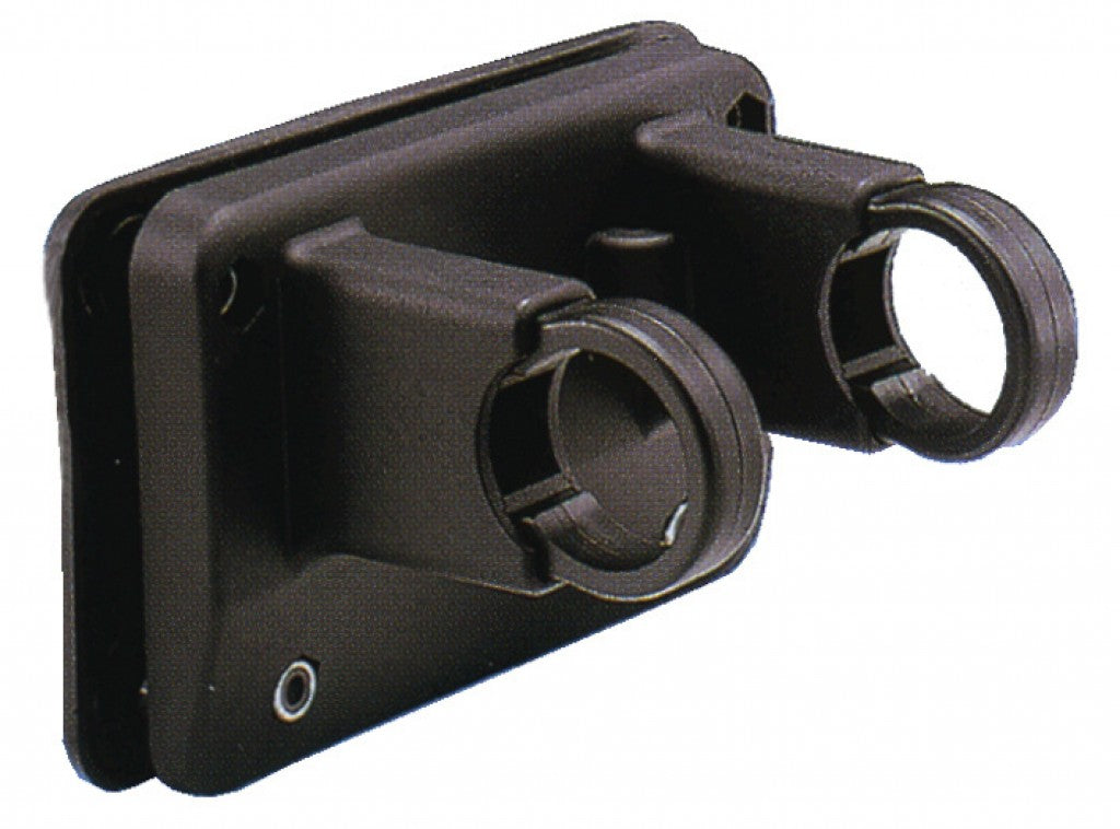 Soporte de cesta KLICKfix para fijación al manillar, negro, para fijación al manillar Ø 22-26mm