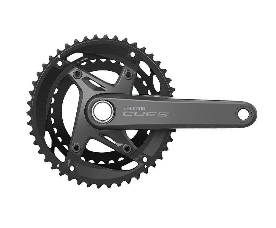 Shimano Cues FC-U6010-2 Kurbelgarnitur 11-fach, 46/32 Zähne, 170 mm, 2-teilig, Hollowtech II