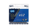 Catena cambio KMC e12 EPT 1/2"x11/128",130 ma.,12v.,arg scuro