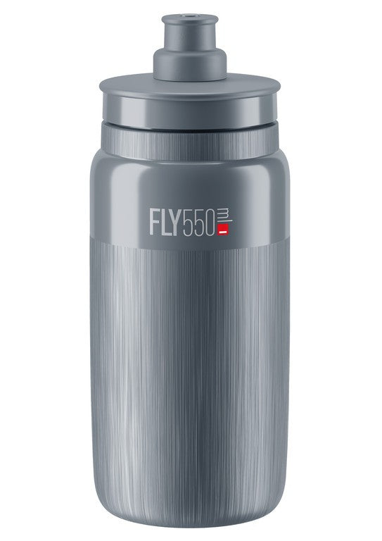 Elite Fly Tex 550ml Wasserflasche, Grau