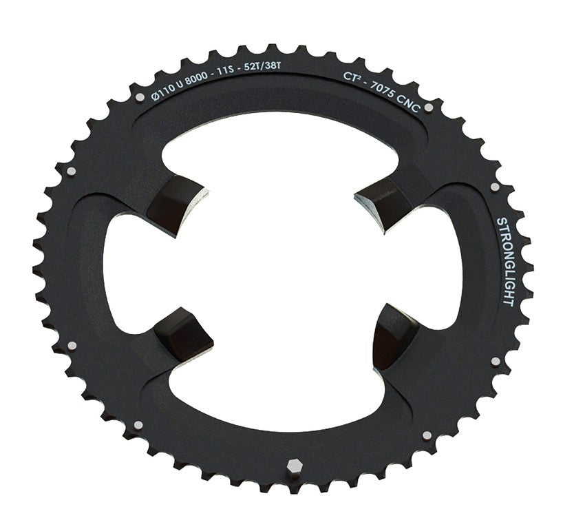 Stronglight Ultegra FC-R8000, ca. 55 (44) Zähne, ne. ct², 11-fach, 110 mm