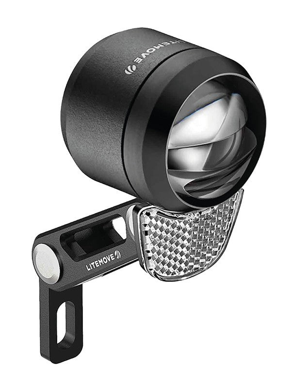 Luz LED para bicicleta eléctrica LITEMOVE SEC-150 de 12 V (10,5~16 V), 150 Lux, montaje superior